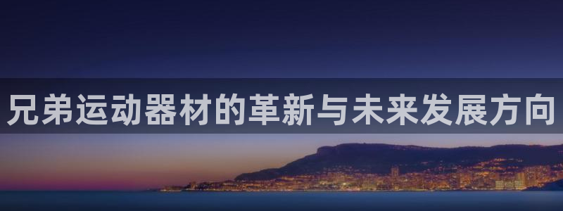 征途国际代理:兄弟运动器材的革新与未来发展方向